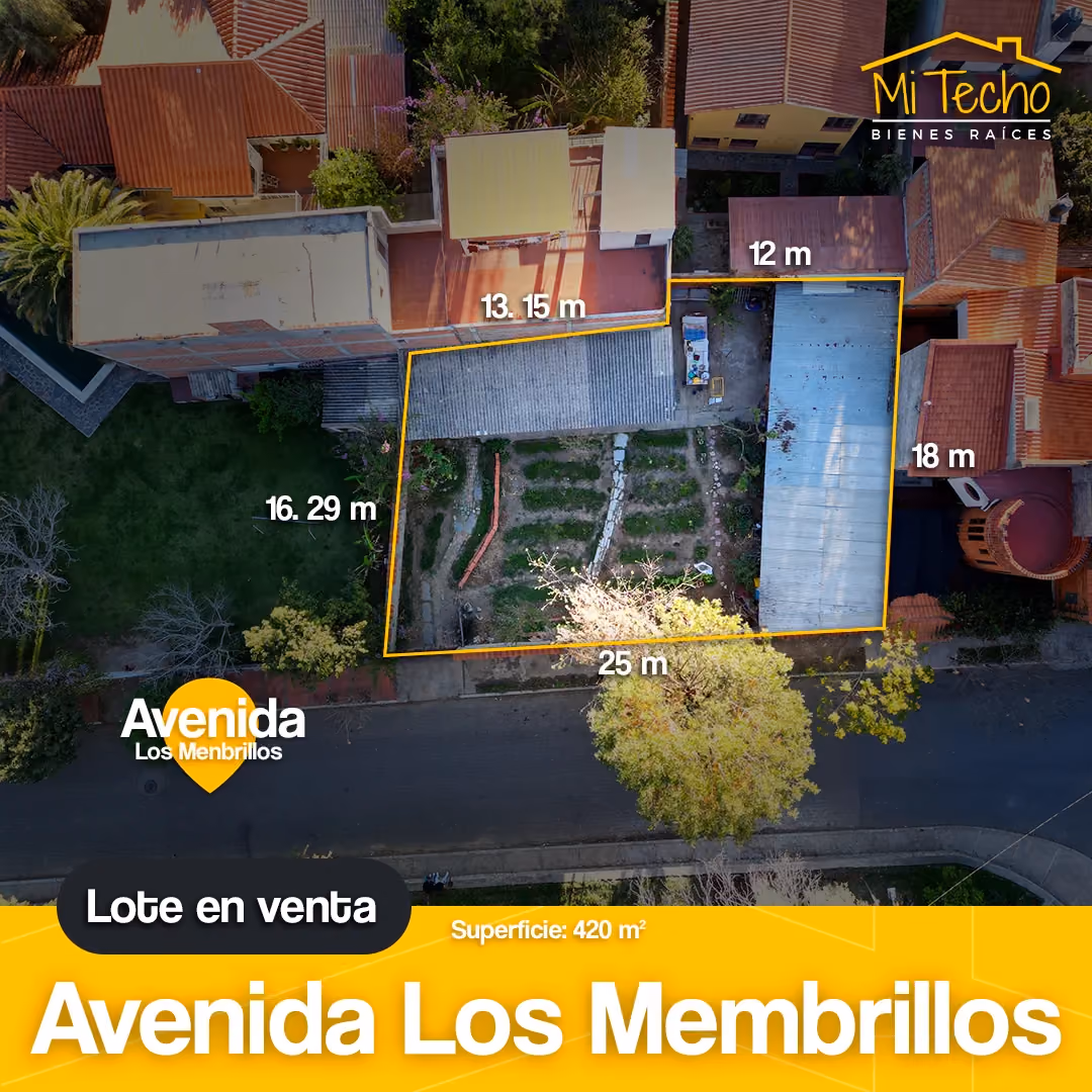 Lote Av. Membrillos 420 m2